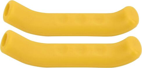Keenso 4 Colors Anti-Slip Silicone Brake Lever Grips Brake Lever Cover Brake Handle Grips Protector for Road Bikes, Mountain Bikes(Yellow) and Spare Parts in Saudi Arabia