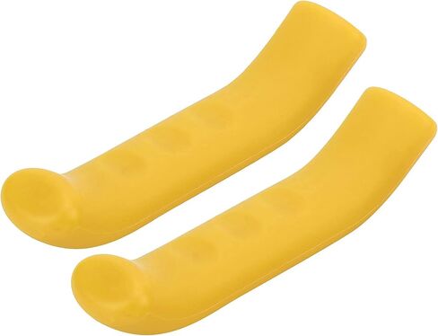 Keenso 4 Colors Anti-Slip Silicone Brake Lever Grips Brake Lever Cover Brake Handle Grips Protector for Road Bikes, Mountain Bikes(Yellow) and Spare Parts in Saudi Arabia