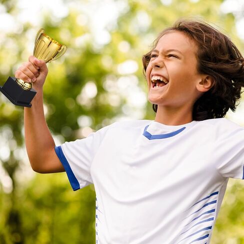 VOSAREA Plastic Award Trophy Winner Award Trophies Cup with Base for Recognizing Success for Sports Events and Classroom Recognition in Saudi Arabia