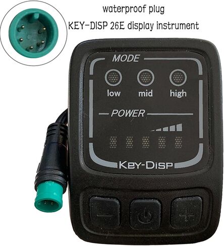 eBike LED Display 24V 36V 48V for Key DISP Meter Electric Bike Ebike Computer with UART Protocol Matches Controller for Electric Accessories in Saudi Arabia