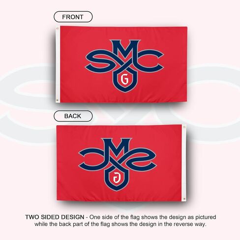 Desert Cactus Saint Mary's College of California SMCC Flag - 3 x 5 Feet Gaels Banner, Indoor/Outdoor Durable Fabric, 100% Polyester Design (Style 1) in Saudi Arabia