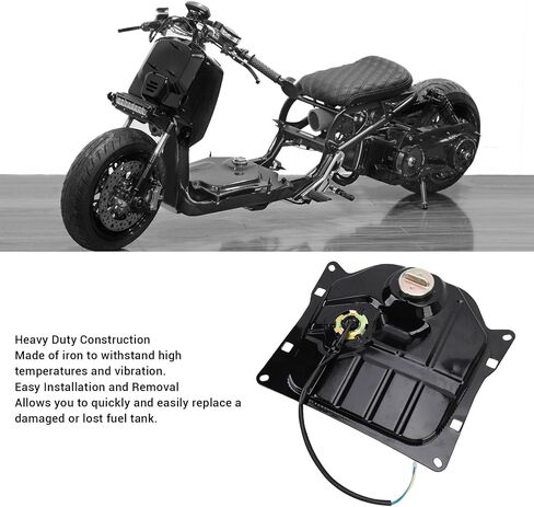 Yosoo Ruckus NPS50, Chuckus, Maddog GY6 Scooter High Capacity Fuel Tank Iron Metal Material Available in Saudi Arabia