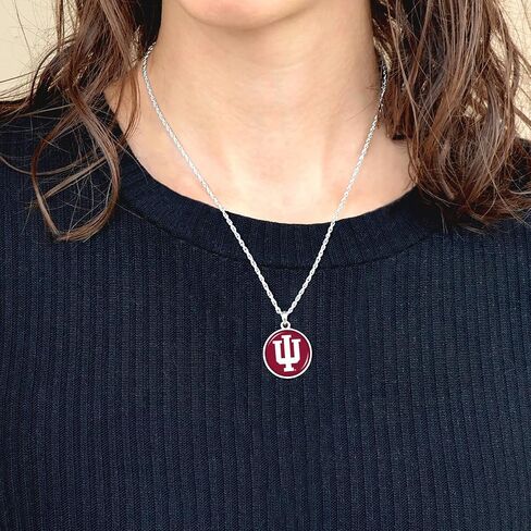 From the Heart Indiana Hoosiers Leah Necklace Jewelry Gift Licensed IU in Saudi Arabia