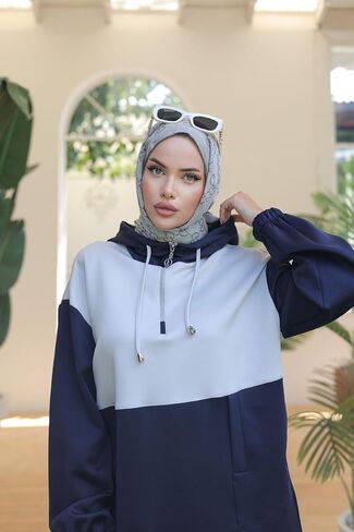 مجموعة رياضية متواضعة للتركية للنساء المسلمون 2 قطعة للرياح الراحة والملابس النشطة in Kuwait