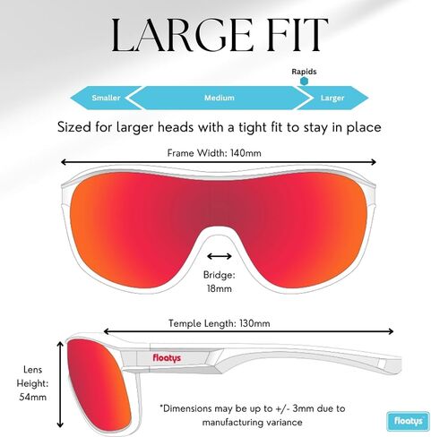 النظارات الشمسية العائمة المنحدرات المطاطية | عدسات مستقطبة طاردة للماء | درع رياضي يلتف حوله | الرجال والنساء in Kuwait