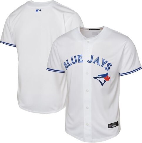 Outerstuff Toronto Blue Jays MLB Kids Youth 4-20 White Home Team Jersey in Saudi Arabia