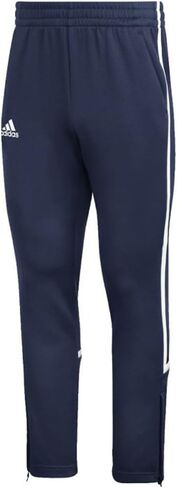 adidas Mens Under The Lights Casual Warm Up Pants Unlined, Navy Blue/White in Saudi Arabia