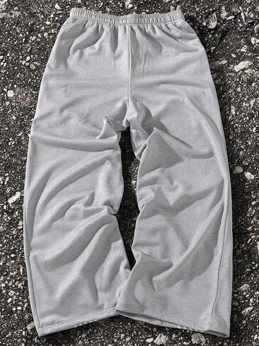 Men's Graphic Baggy Sweatpants Y2k Striped Drawstring Elastic Waist Athletic Trousers in Saudi Arabia