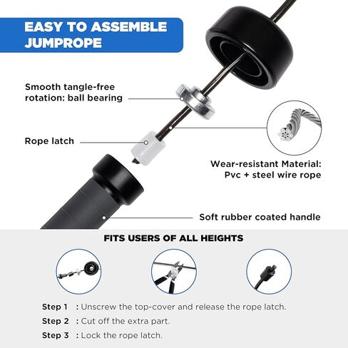 Modular Fitness Equipment Doubles as Clubbell, Mace, Forearm Roller, Jump Rope, Dumbbell set, Barbell – Dumbbars Portable Workout Set At Home Workout for Posture Improvement, Muscle Building in Saudi Arabia
