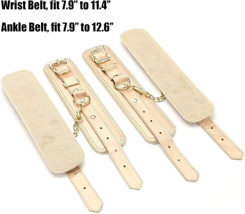 Spreader Bar Expandable Exercise Metal Bar with 4 pcs Leather Adjustable Straps, Yoga Training Fitness Gear, Workout Bar,Gym Kit in Saudi Arabia