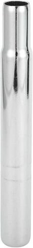 Universal 25.4x200mm Silver Tone Bike Seat Posts Durable Bike Saddle Post Seat Tube Steel 1 Pc in Saudi Arabia