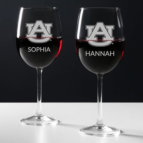 Lifetime Creations Personalized Auburn Tigers Pint Glass - Officially Licensed, Engraved 16 oz Customized Beer Glass, Graduation Birthday Gift for Men, Basketball, Football Fan, Made in USA in Saudi Arabia