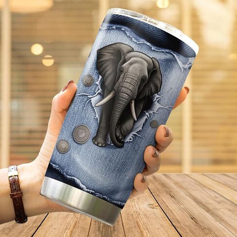 CUBICER Vintage Cowboy And Desert Landscape Design 20 Oz Stainless Steel Tumbler For Western Lovers Ranchers Bottle Cool Hot Travel Drink Tea Outdoor Coffee Heat Insulated Mug in Saudi Arabia