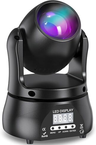 U'King 40W LED ضوء متحرك رئيسي RGBW شعاع إضاءة أضواء المسرح مع صوت DMX وضع تلقائي مفعل لحفلات الزفاف فكرة عرض الفرقة الحية الكنيسة in Kuwait