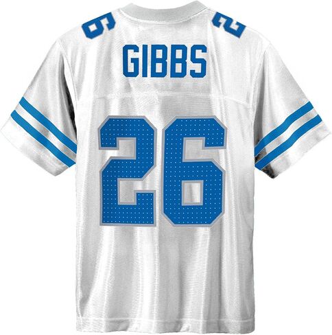 Jahmyr Gibbs Detroit Lions White #26 NFL Kids Youth 4-20 Name and Number Away Player Football Jersey in Saudi Arabia