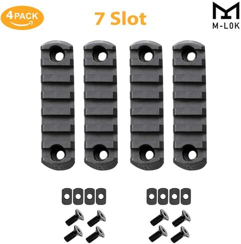 360 تكتيكي 7 فتحات M-LOK قسم السكك الحديدية البوليمر لـ M Lok Handguard سبع فتحات السكك الحديدية Picatinny السكك الحديدية مجموعة من قطعتين مادة البوليمر مستوردة من اليابان... in Kuwait