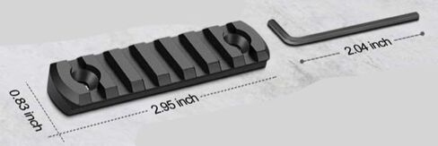 360 تكتيكي 7 فتحات M-LOK قسم السكك الحديدية البوليمر لـ M Lok Handguard سبع فتحات السكك الحديدية Picatinny السكك الحديدية مجموعة من قطعتين مادة البوليمر مستوردة من اليابان... in Kuwait