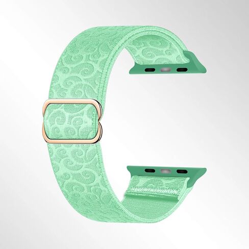 Elastic Single Loop Compatible with Apple Watch Band 38mm 40mm 41mm 42mm 44mm 45mm 46mm 49mm Women Men Sport Nylon Elastic Band Woven Wristband for iWatch Series 10 9 8 7 6 5 4 3 Ultra SE in Saudi Arabia