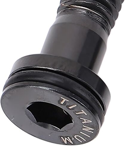 Bikes Headset Top Cap, 28.6mm Ti Alloy Excellent Heat Dissipation Headset Cover for Mountain Bikes Road Bikes (Black) in Saudi Arabia