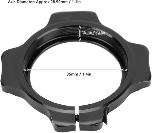 Dilwe Crank Bottom Bracket Adjuster, 28.99 mm, 7075 Aluminum, for Dub Crank Upgrade Parts, 4 Colors(Black) in Saudi Arabia