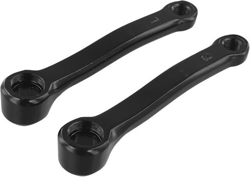 Indoor Exercise Bike Crank 127mm Square Hole Iron Replacement Parts Left Right Bike Pedal Crank Arms For Stationary Cycling Bicycle Home Gym Fitness Equipment Black(right crank) in Saudi Arabia