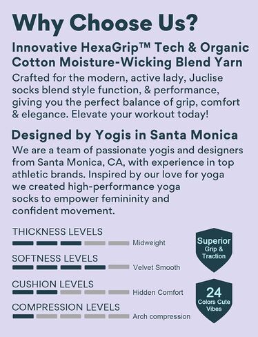 Pilates Grip Socks Cute Ruffle Yoga Socks, Organic Cotton Ankle Socks Grippy Silicone for Barre, Moisture Wicking in Kuwait