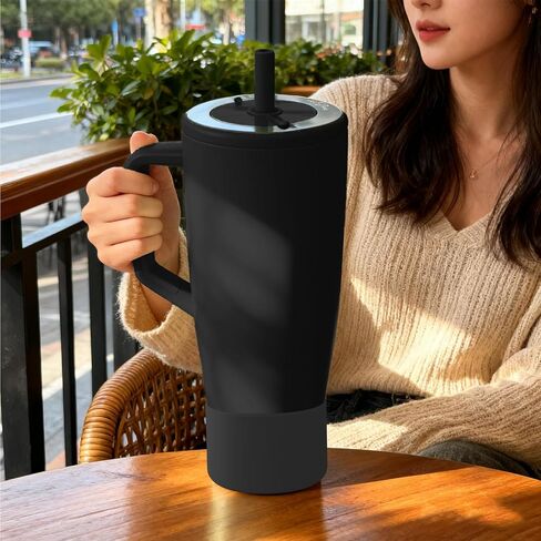 2Pcs Protective Boot Compatible with Brumate Era 40 oz 30 oz Tumbler, Anti-Dent & Anti-Slip Silicone Bottom Cover Protector Sleeve Bumper Compatible with Brumate Era Tumbler with Handle in Saudi Arabia