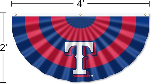 لافتات المعجبين المطوية من WinCraft Texas Rangers Bunting in Saudi Arabia