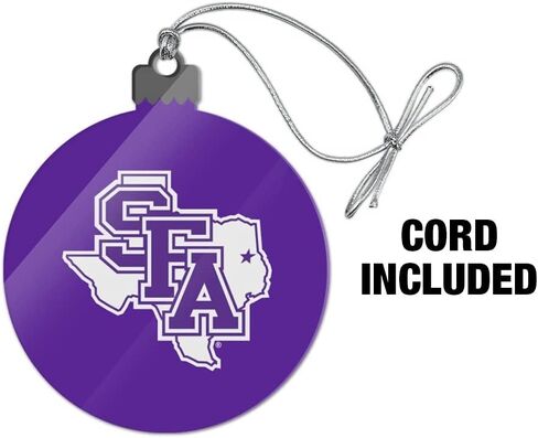 GRAPHICS & MORE Stephen F. Austin State University Primary Logo Acrylic Christmas Tree Holiday Ornament in Saudi Arabia