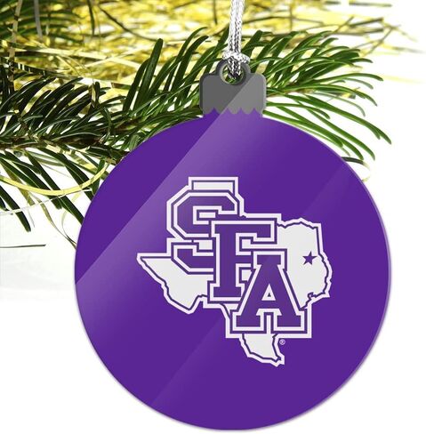 GRAPHICS & MORE Stephen F. Austin State University Primary Logo Acrylic Christmas Tree Holiday Ornament in Saudi Arabia