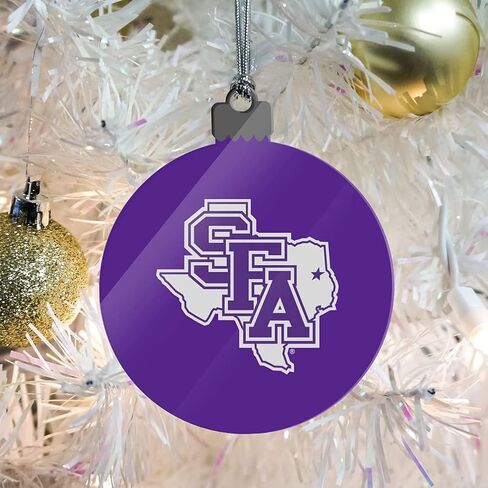 GRAPHICS & MORE Stephen F. Austin State University Primary Logo Acrylic Christmas Tree Holiday Ornament in Saudi Arabia