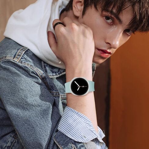 أحزمة رياضية متوافقة مع Samsung Galaxy Watch 8 Band 40mm 44mm/8 Classic 46mm للنساء والرجال، حزام بديل من السيليكون الناعم مقاوم للماء لساعة Samsung Galaxy Watch 8 Classic Bands 46 مم، 6 عبوات in Kuwait
