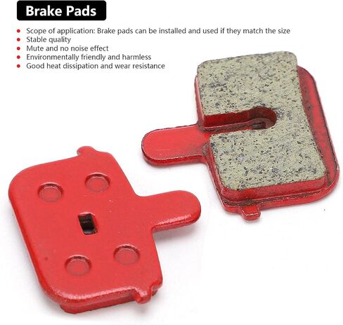 8PCS Semi-Metallic Disc Brake Pads for Mountain & Electric Bikes – Durable, Quiet, Heat-Resistant Bicycle Brake Pad Replacement Set in Saudi Arabia