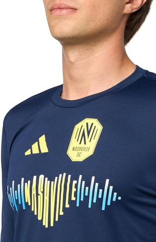 adidas Men's Nashville Sc Pre-Game Long Sleeve T-Shirt in Saudi Arabia