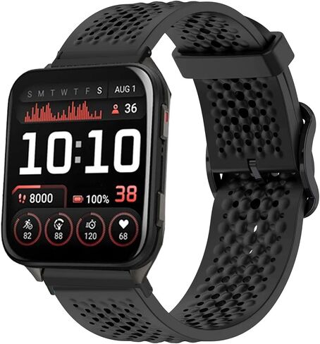 متوافق مع أحزمة Garmin Venu X1، سوار من السيليكون مع إبزيم معدني متوافق مع الساعة الذكية Garmin Venu X1 in Kuwait