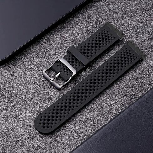متوافق مع أحزمة Garmin Venu X1، سوار من السيليكون مع إبزيم معدني متوافق مع الساعة الذكية Garmin Venu X1 in Kuwait