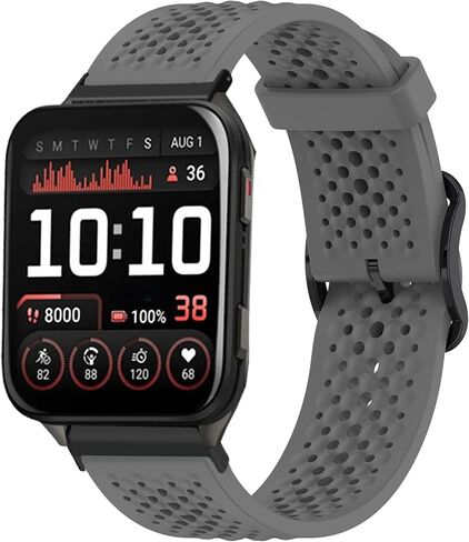 متوافق مع أحزمة Garmin Venu X1، سوار من السيليكون مع إبزيم معدني متوافق مع الساعة الذكية Garmin Venu X1 in Kuwait