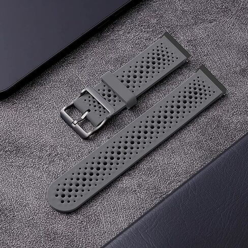 متوافق مع أحزمة Garmin Venu X1، سوار من السيليكون مع إبزيم معدني متوافق مع الساعة الذكية Garmin Venu X1 in Kuwait