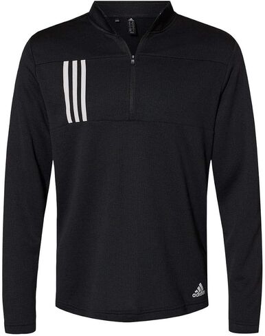 adidas - Mens A482 3-Stripes Double Knit Quarter-Zip Pullover in Saudi Arabia