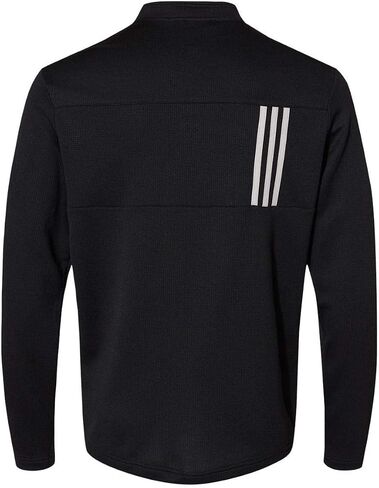 adidas - Mens A482 3-Stripes Double Knit Quarter-Zip Pullover in Saudi Arabia