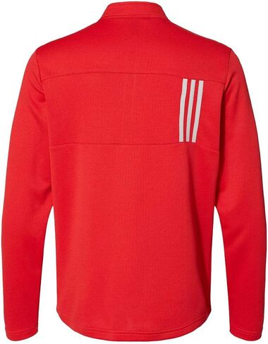 adidas - Mens A482 3-Stripes Double Knit Quarter-Zip Pullover in Saudi Arabia
