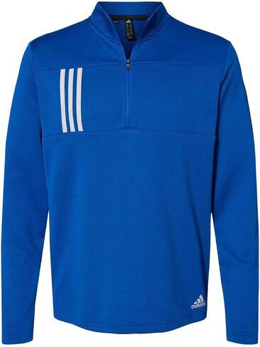 adidas - Mens A482 3-Stripes Double Knit Quarter-Zip Pullover in Saudi Arabia