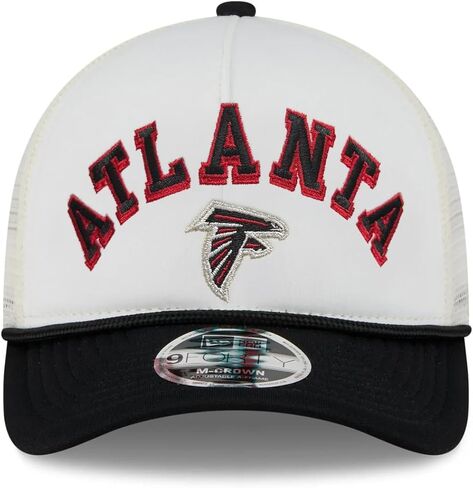 New Era NFL Chrome Arch 9FORTY M-Crown A-Frame Trucker Mesh قبعة سناباك قابلة للتعديل مقاس واحد يناسب الجميع in Kuwait