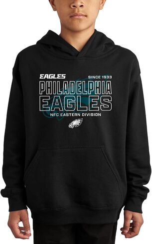 Junk Food NFL - Modern Outline - Unisex Youth Hoodie in Saudi Arabia