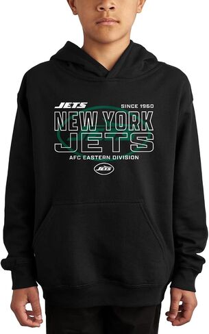 Junk Food NFL - Modern Outline - Unisex Youth Hoodie in Saudi Arabia