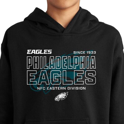 Junk Food NFL - Modern Outline - Unisex Youth Hoodie in Saudi Arabia
