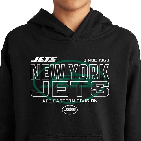 Junk Food NFL - Modern Outline - Unisex Youth Hoodie in Saudi Arabia