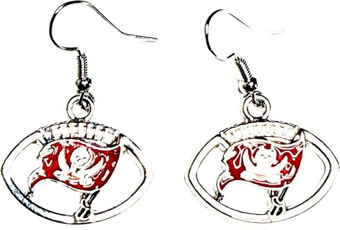 Buccaneers Football sports fan Dangle Earrings in Saudi Arabia