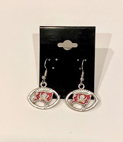 Buccaneers Football sports fan Dangle Earrings in Saudi Arabia