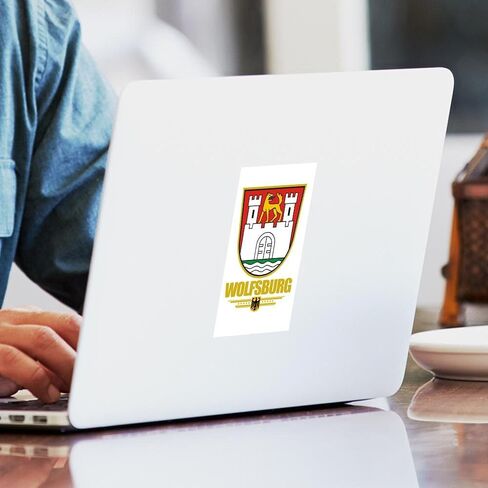 ملصق سيارة CafePress Wolfsburg مستطيل الشكل in Saudi Arabia